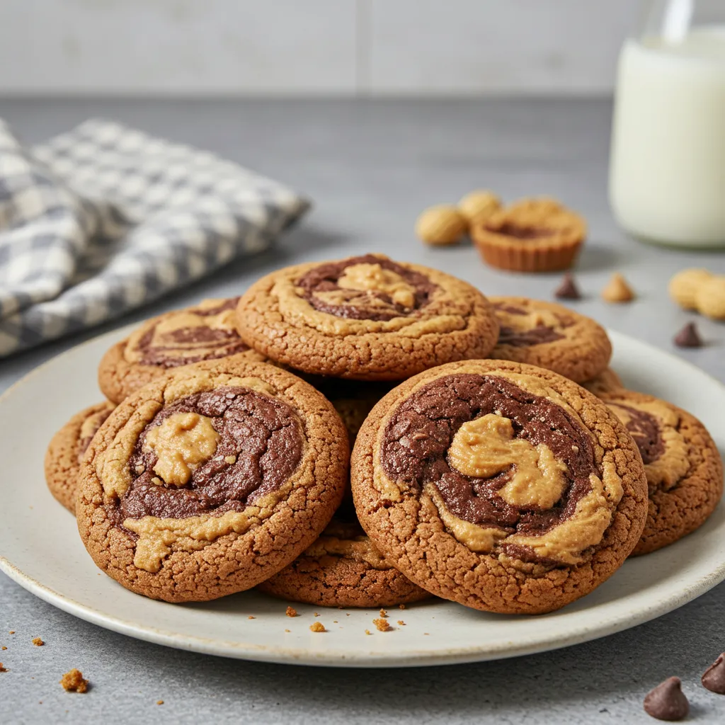 BEST RECIPE for Decadent Peanut Butter Brownie Swirl Cookies: Ultimate Chewy Chocolate Paradise with Perfect Sweet Indulgence